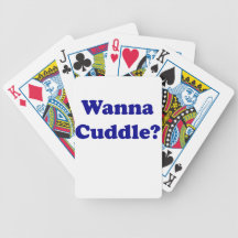 Wanna Cuddle Poker Deck