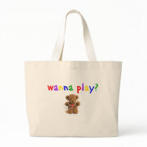 Wanna Play? Tote Bags
