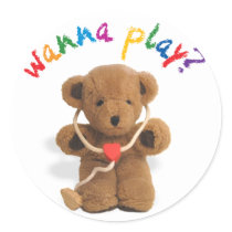 Wanna Play? Stickers stickers
