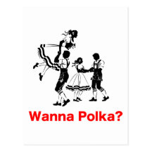 Wanna Polka? Oktoberfest T-shirt Postcard
