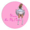 Wanna See My Panties? Stickers