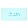 Wanna see my tweeter personalized photo card