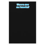 Wanna see my tweets stationery
