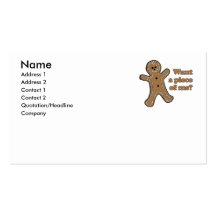 Want a piece of me business card