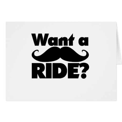 Want a Ride on the Stahce? Greeting Card