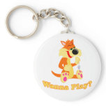 Want To Play? Key Chains