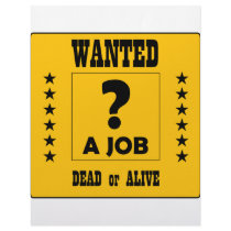 Wanted... a Job ! Custom Letterhead