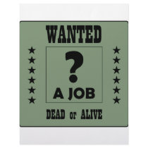 Wanted... a Job ! Letterhead Template