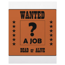 Wanted... a Job ! Letterhead Template