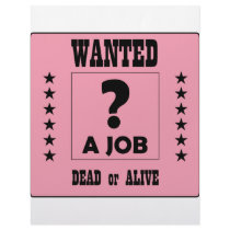 Wanted... a Job ! Letterhead Template
