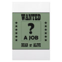 Wanted... a Job ! stationery