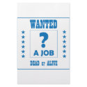 Wanted... a Job ! stationery