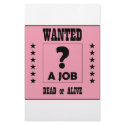Wanted... a Job ! stationery