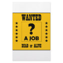 Wanted... a Job ! stationery