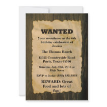 WANTED Birthday Party Invitations