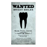 wanted : bright smiles business card