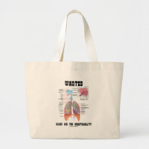 Wanted Clear Air For Breathability (Respiratory) Tote Bags