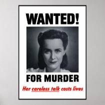 Wanted For Murder -- Border Posters
