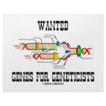 Wanted Genes For Geneticists (DNA Replication) letterhead