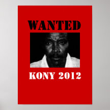 Wanted Kony 2012 Poster