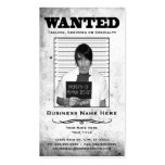 wanted poster business cards