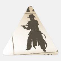 Wanted poster illustration stickers