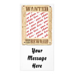 WANTED Poster Photo Frame Photo Card