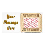 WANTED Poster Photo Frame Photo Card