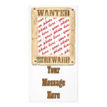 WANTED Poster Photo Frame Picture Card