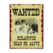 Wanted Poster Postcards