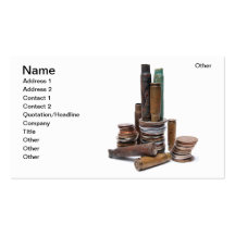 War and Money Business Card