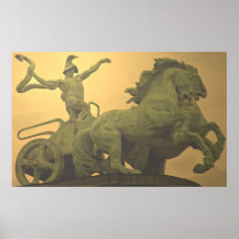 War Chariot, Heroes Square, Budapest(2) Print