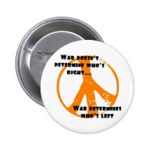 War Determines Who's Left Peace Button
