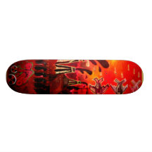 WAR FOR OIL SKATE BOARD