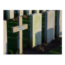 War graves of allied soldiers, postcards