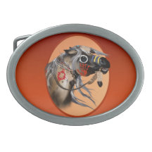 War Horse Belt Buckle