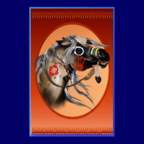 War Horsw Oval posters