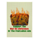 War On Fruitcakes Custom Announcements