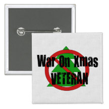 War on Xmas Veteran Pins