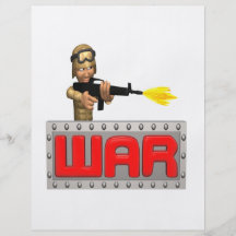 War Personalized Flyer