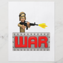 War Personalized Flyer