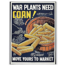 War Plants Need Corn! Flyer Design