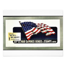 War Saving Bonds And Stamps Invitation