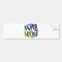War Sucks! Bumper Stickers