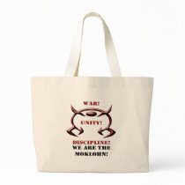 War! Unity! Discipline! (White) Canvas Bags