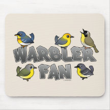 Warbler Fan Mousepads