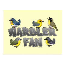 Warbler Fan Post Card