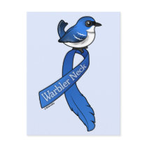 Warbler Neck Ribbon Cerulean