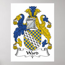 Ward Family Crest Posters