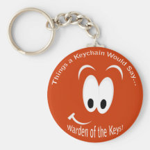 Warden of the Keys Keychain